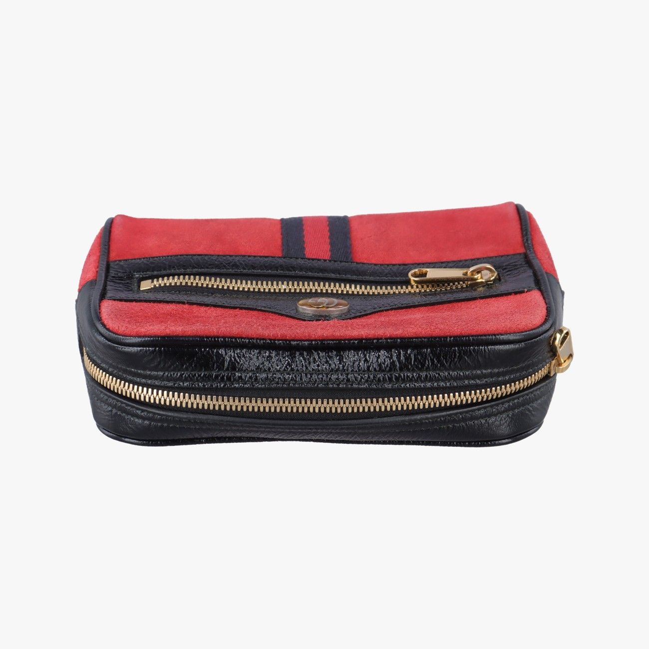 グッチGucciオフィディア レッド×ブラック スエード×レザー 517076 B024276470 DECORATOM_COM_BR