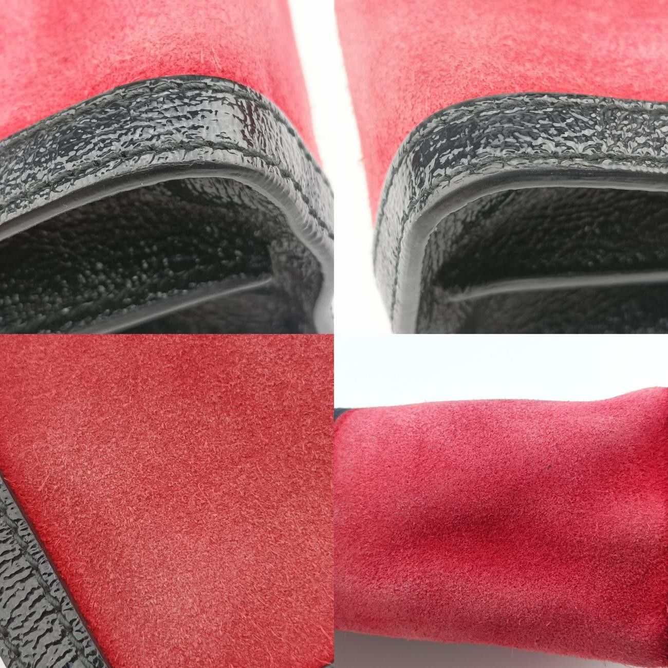 スエード×レザー