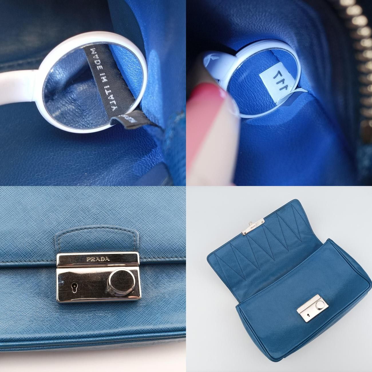 ブルー サフィアーノレザー