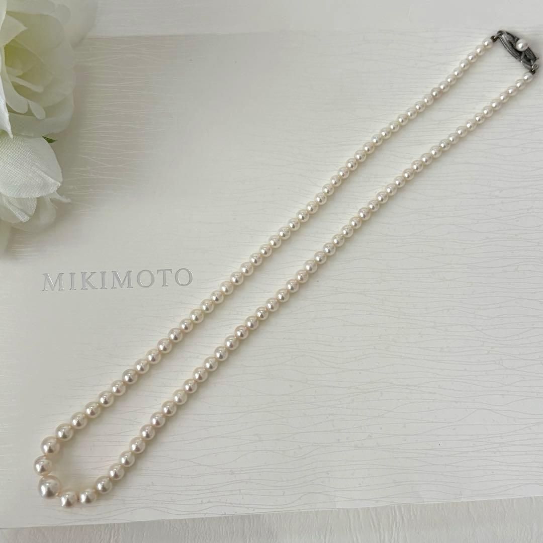 322【ミキモト】シルバー パール 3.6-7.2mm グラデーション - メルカリ