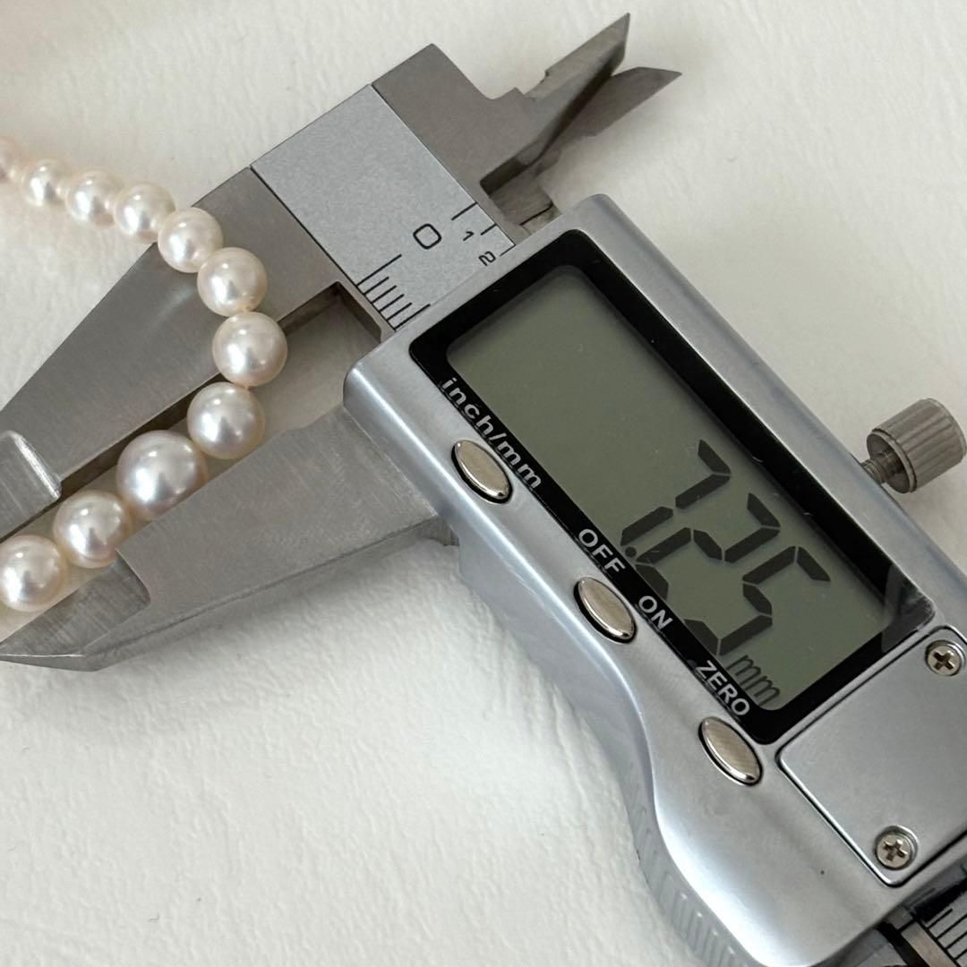 322【ミキモト】シルバー　パール　3.6-7.2mm グラデーション 322【ミキモト】シルバー パール 3.6-7.2mm グラデーション - メルカリ