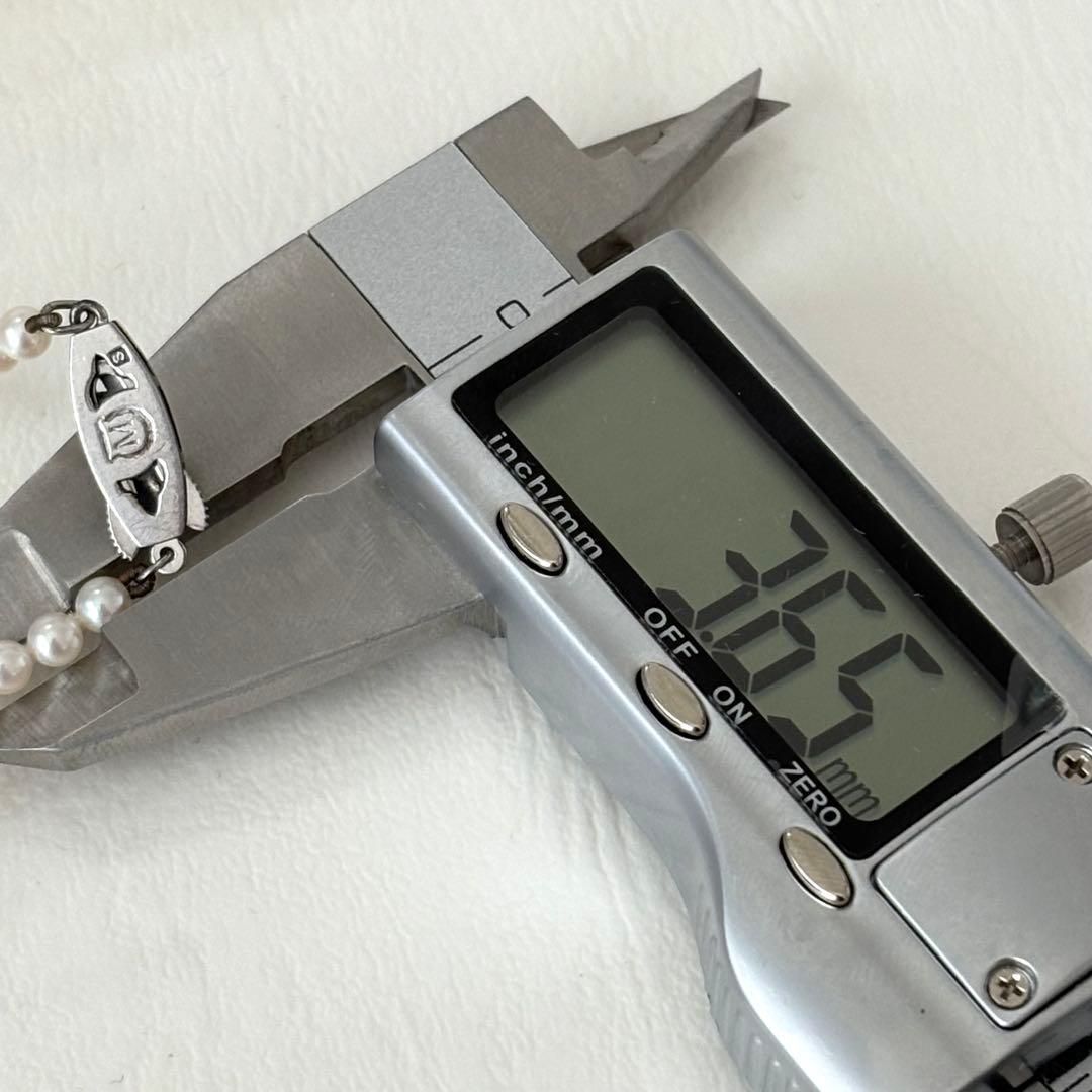 322【ミキモト】シルバー パール 3.6-7.2mm グラデーション - メルカリ