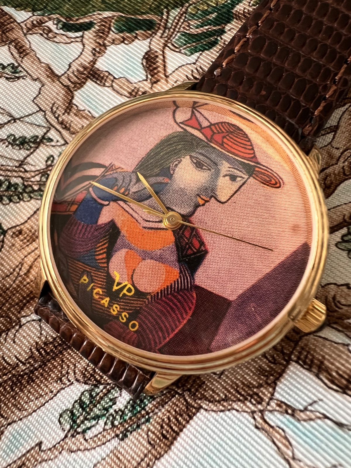 ピカソ クオーツ時計 アートウォッチ VIP 稼働品