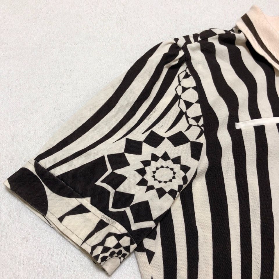 ゴールドベージュボタン コットン