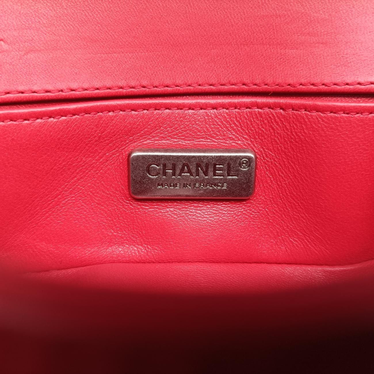 シャネルChanelボーイシャネルレッドラムスキン×ガルーシャA6623021026517
