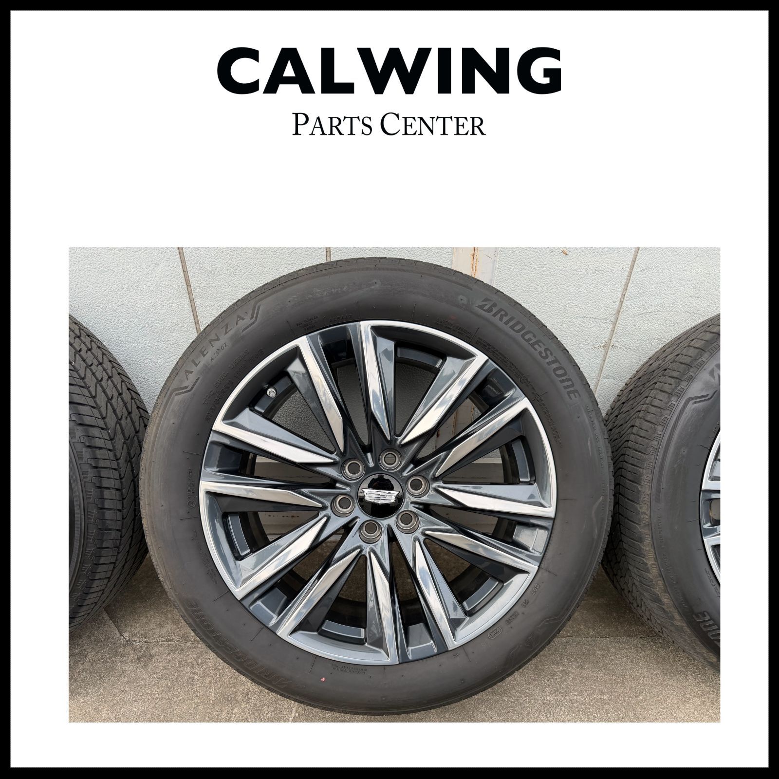 キャデラック エスカレード 2021年式 純正 タイヤアルミホイール 4本セット センターキャップ付き FFCRYSTALESIA_COM