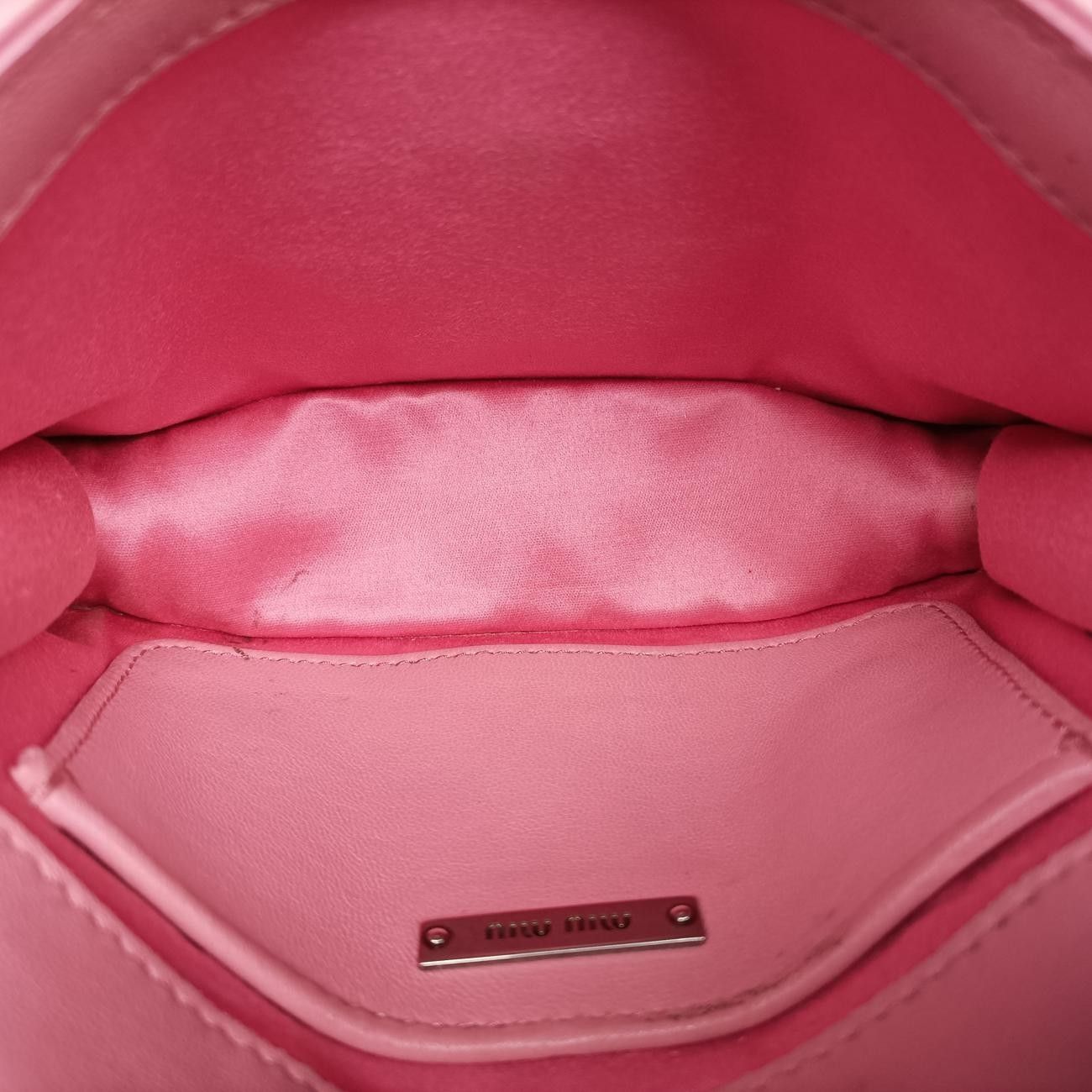 ミュウミュウMiu Miuスター ピンク ラムスキン 154 DECORATOM_COM_BR