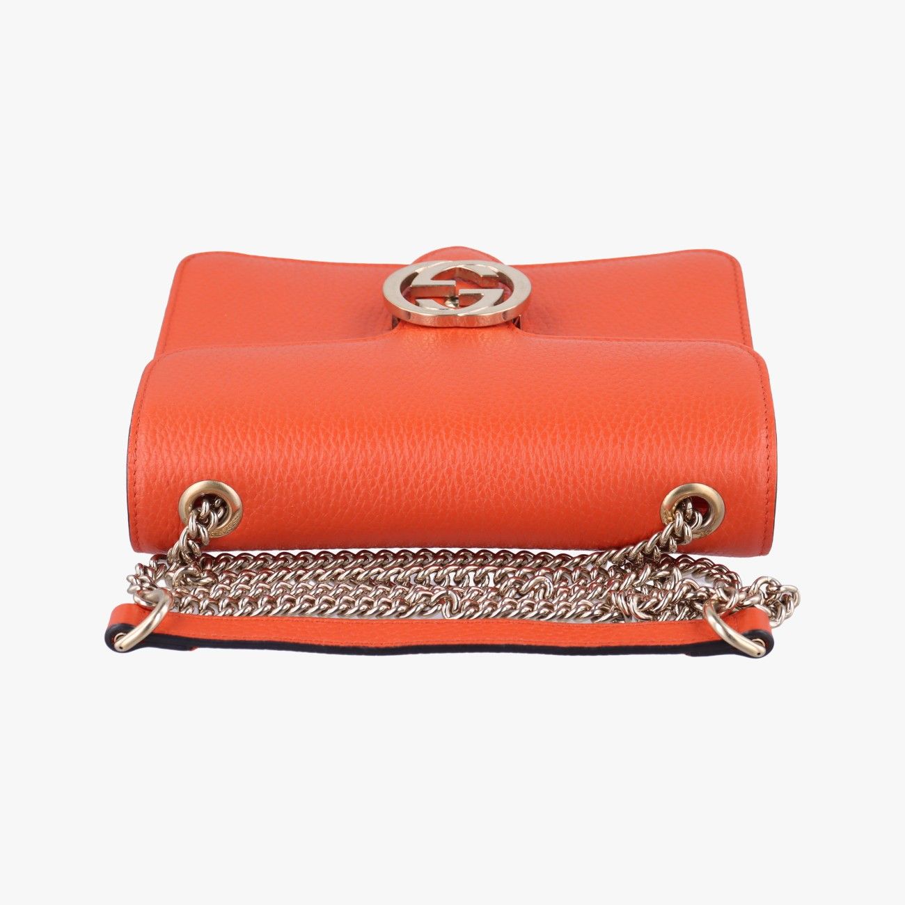 オレンジ レザー