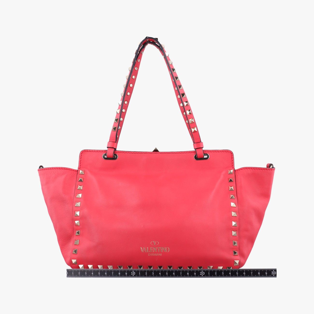 ヴァレンティノValentinoロックスタッズレッドレザー BL-K037BOL2