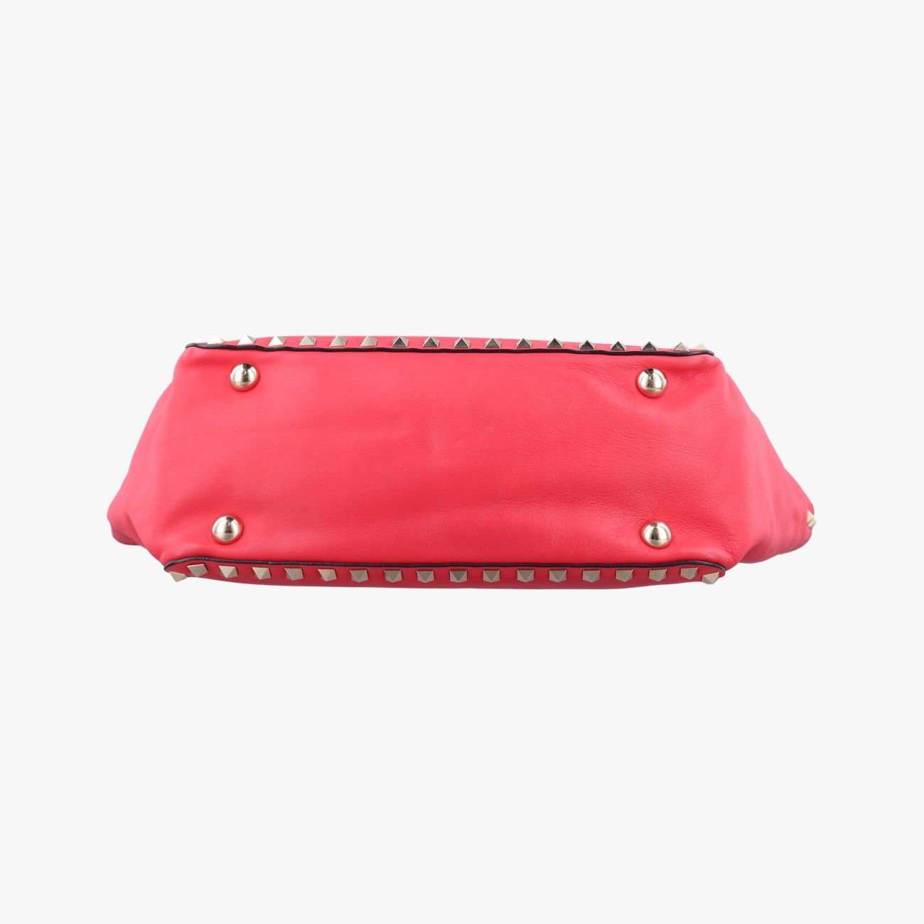 ヴァレンティノValentinoロックスタッズレッドレザー