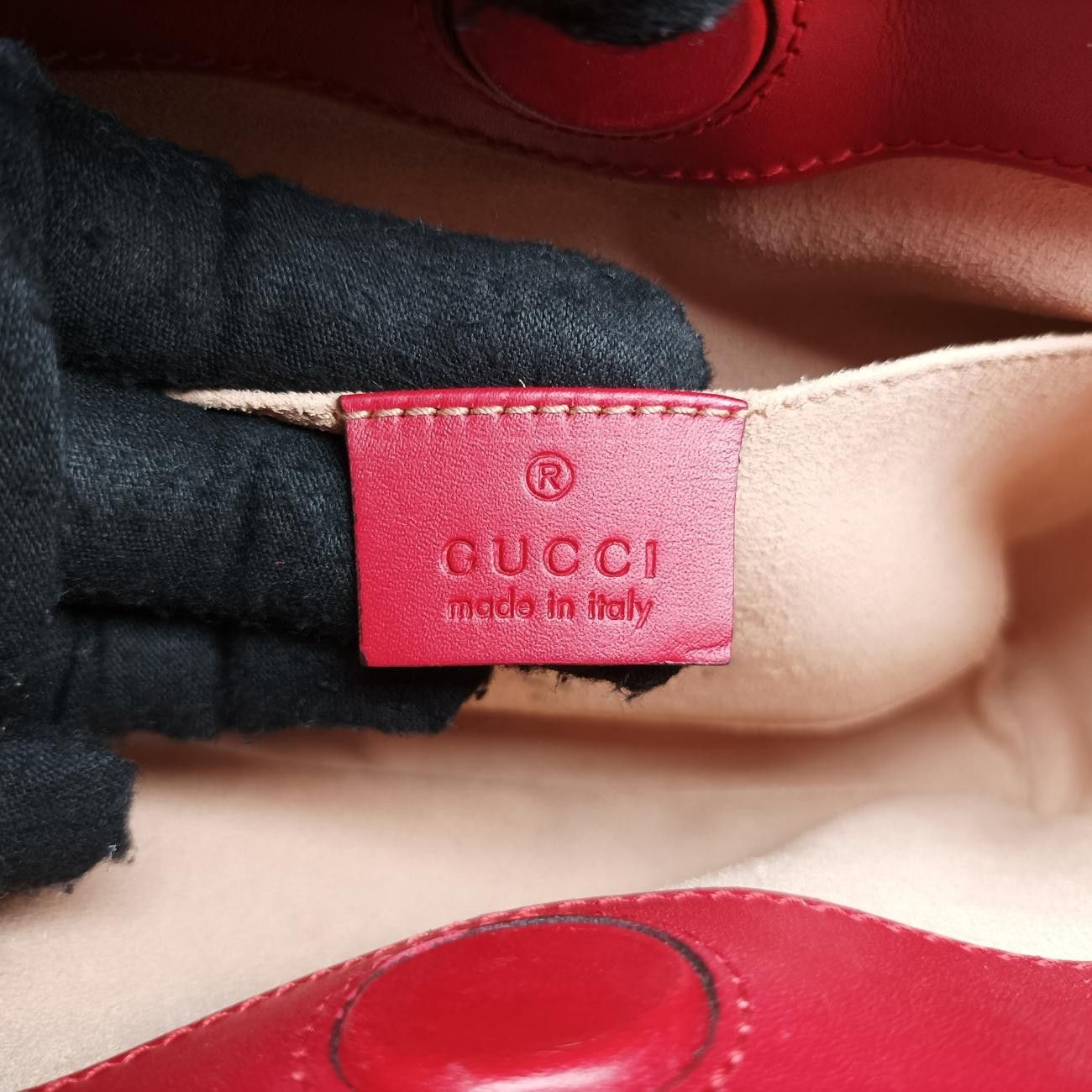 グッチGucciバンブーニムフェア レッド