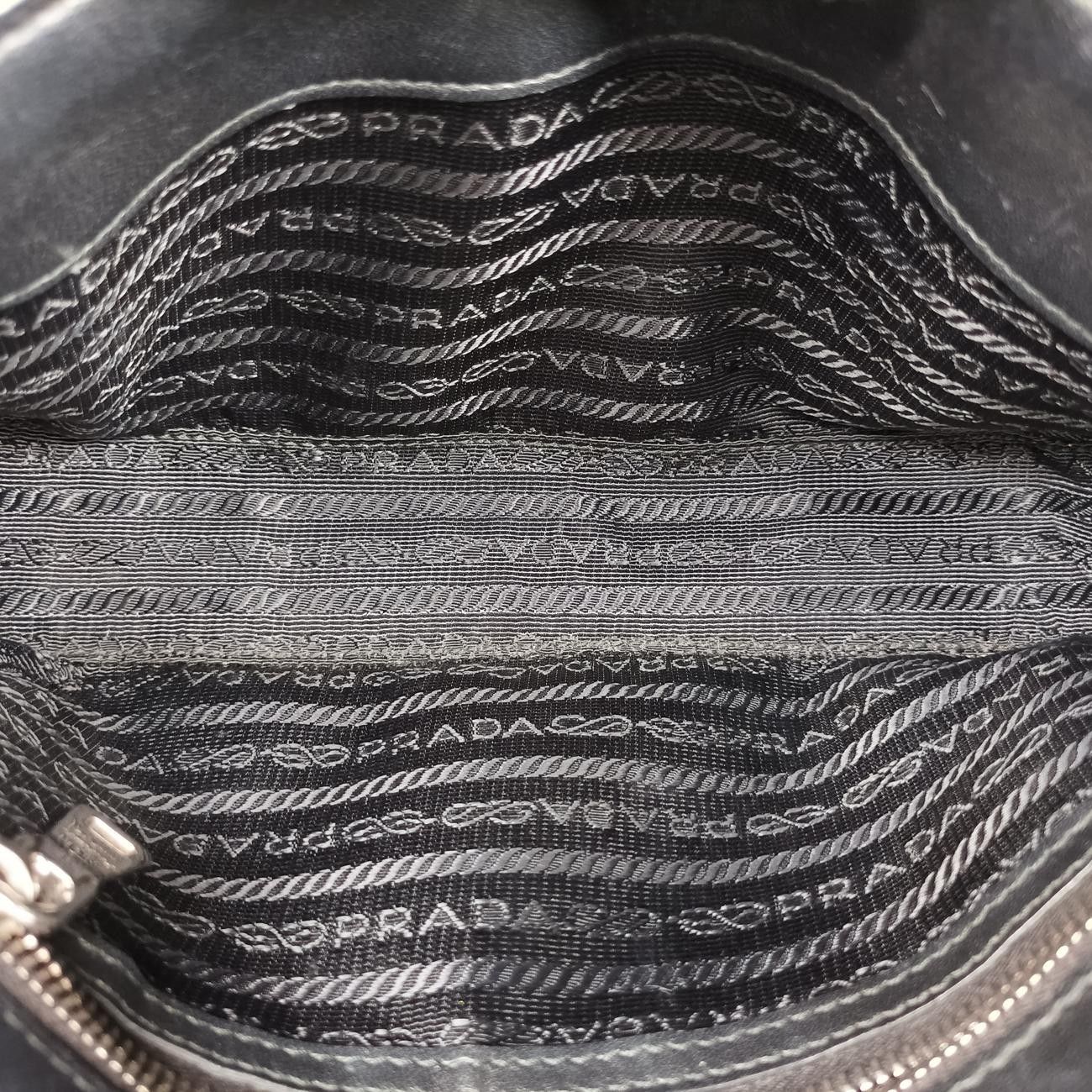 プラダPradaナッパゴーフル サウンドロックブラックナッパレザー1BD139197 B WWW_DECORATOM_COM_BR