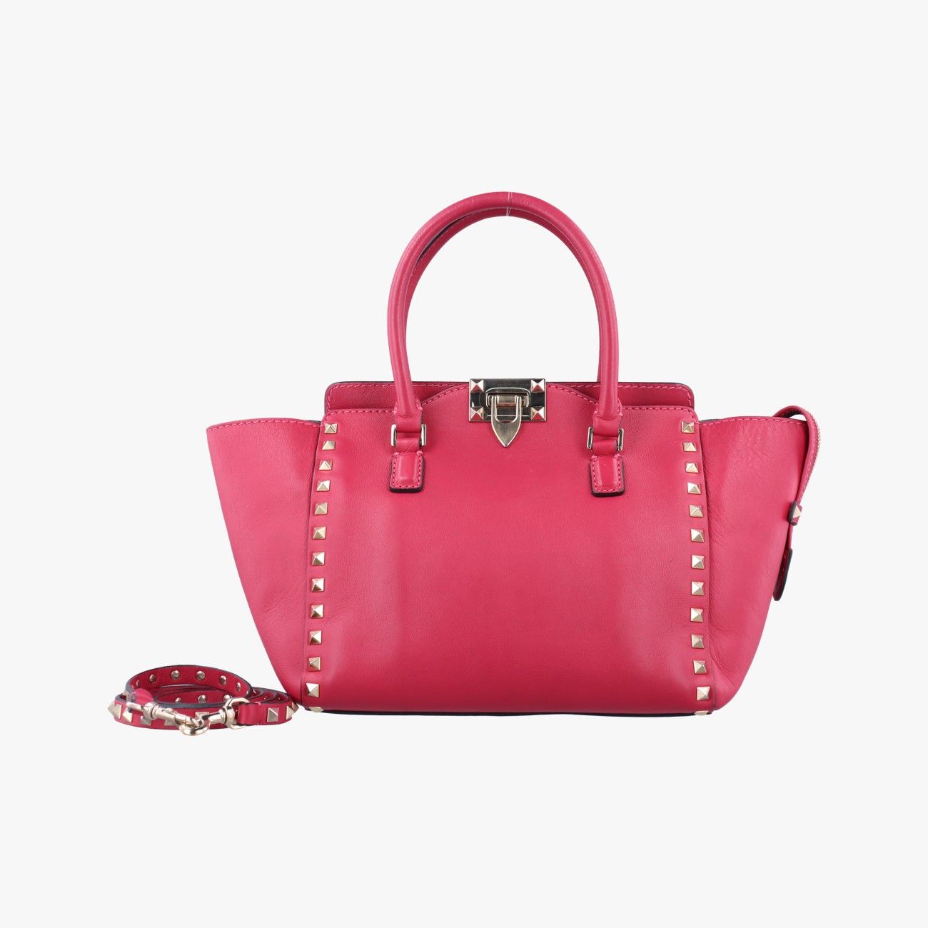 ヴァレンティノValentinoロックスタッズ ピンク レザー BGF540BOL1