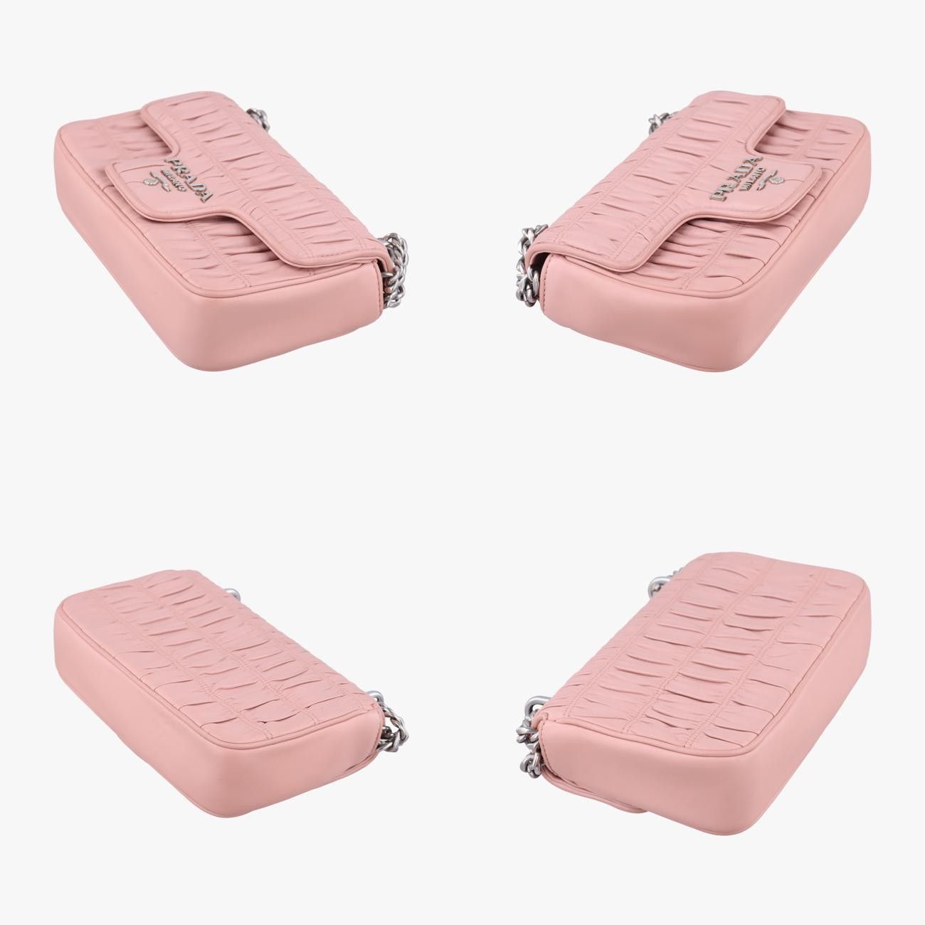 プラダPradaナッパ ゴーフルピンクナッパレザー1BD140197