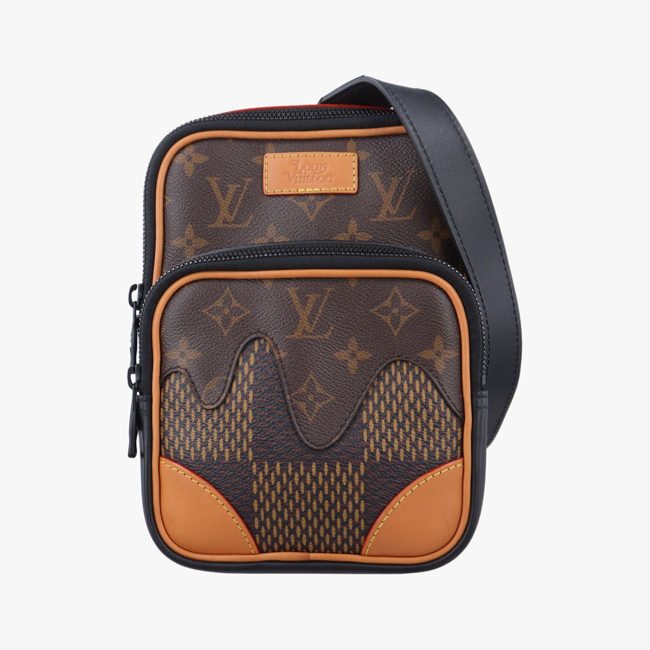 ルイヴィトンLouis Vuittonナイゴ アマゾン スリング メッセンジャーエベーヌ×モノグラム|ブラウン系ダミエ ジャイアントN40379AR2260 ICチップ