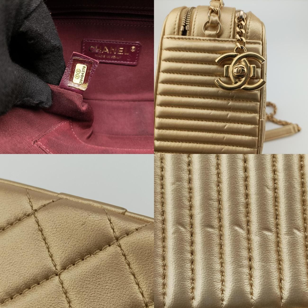 カメラケース ゴールド