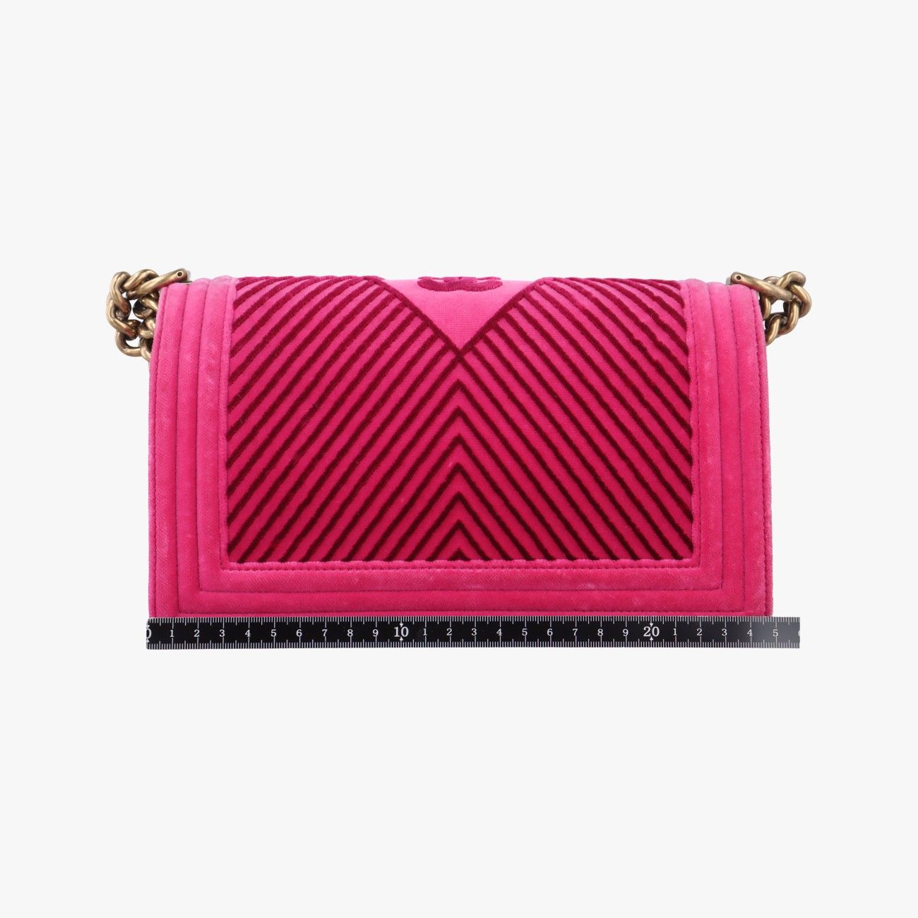 シャネルChanelボーイシャネル ピンク×ブラック スエード A67086 24406189