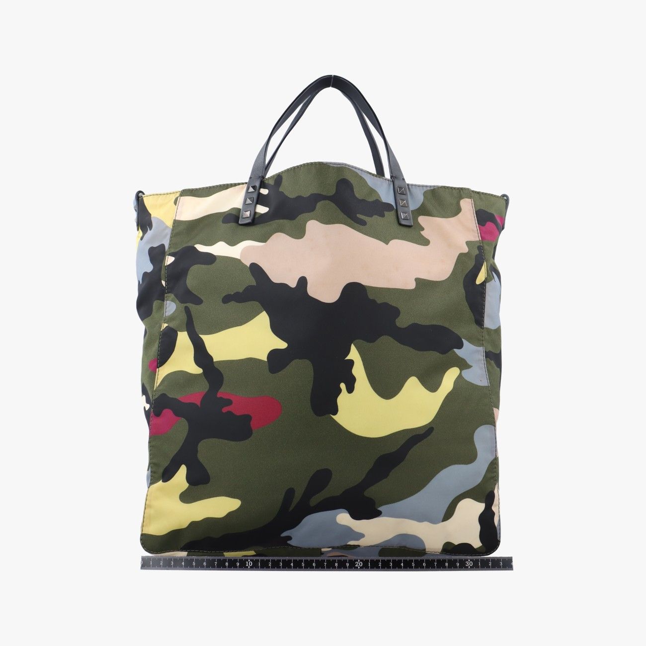 ヴァレンティノValentinoロックスタッズ カモフラージュ グリーン×マルチ ナイロン BGY473NE5