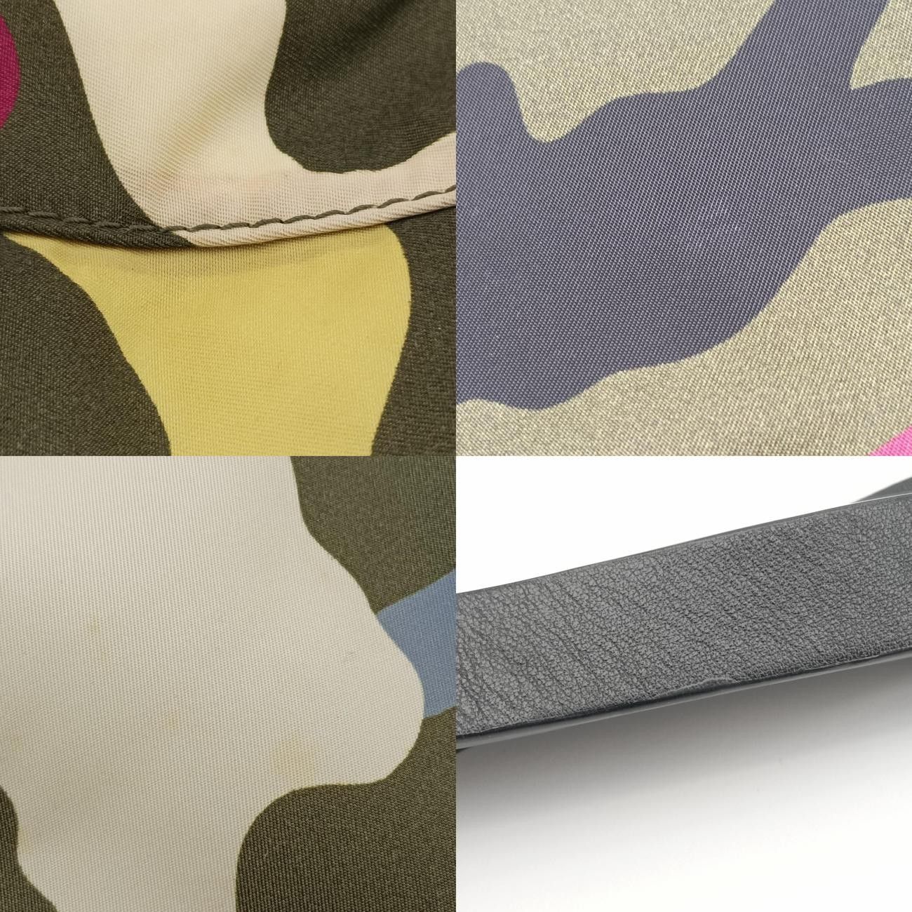 ヴァレンティノValentinoロックスタッズ カモフラージュ グリーン×マルチ ナイロン BGY473NE5 DECORATOM_COM_BR