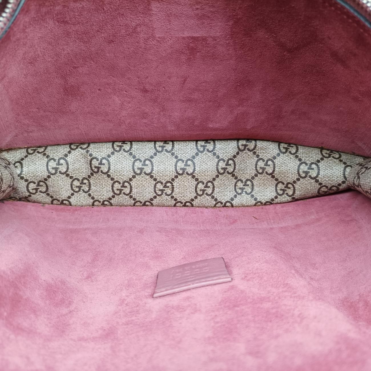 グッチGucciディオニュソス ベージュ×レッド×マルチ PVCコーティングキャンバス × スエード 400249 A018923992 DECORATOM_COM_BR