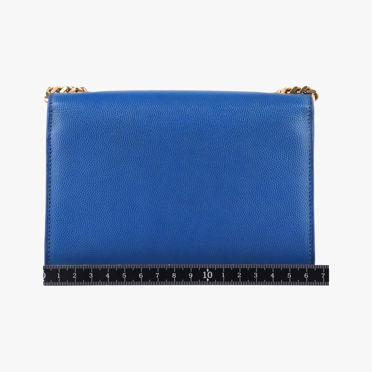 イヴサンローランYves Saint Laurentケイト ブルー キャビアスキン 354121 TCT354121.11.14