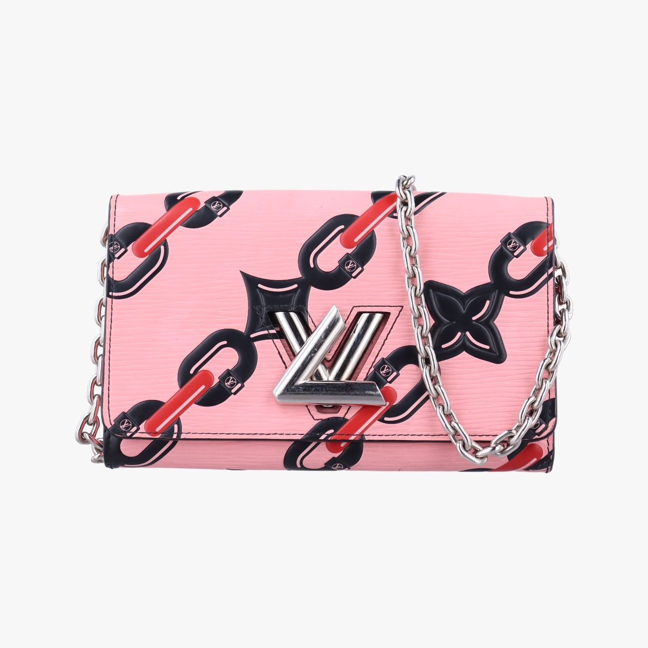 ルイヴィトンLouis Vuittonポルトフォイユ ツイスト ピンクXレッドXブラック エピ M67227 SP0146