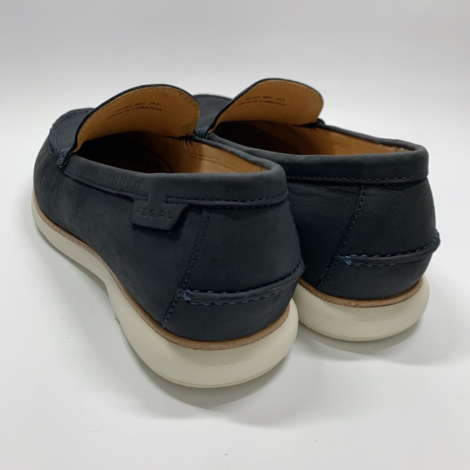 美品◯ REGAL リーガル 50FL スリッポン スエード ネイビー 24.5 
