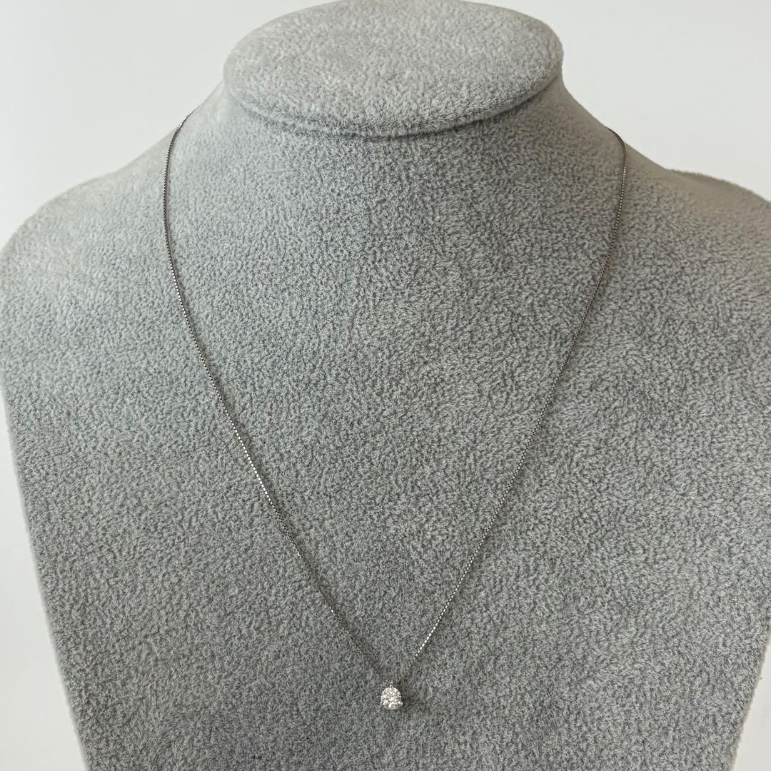 254【ギンザタナカ】プラチナ ダイヤモンド 0.314ct ネックレス - メルカリ