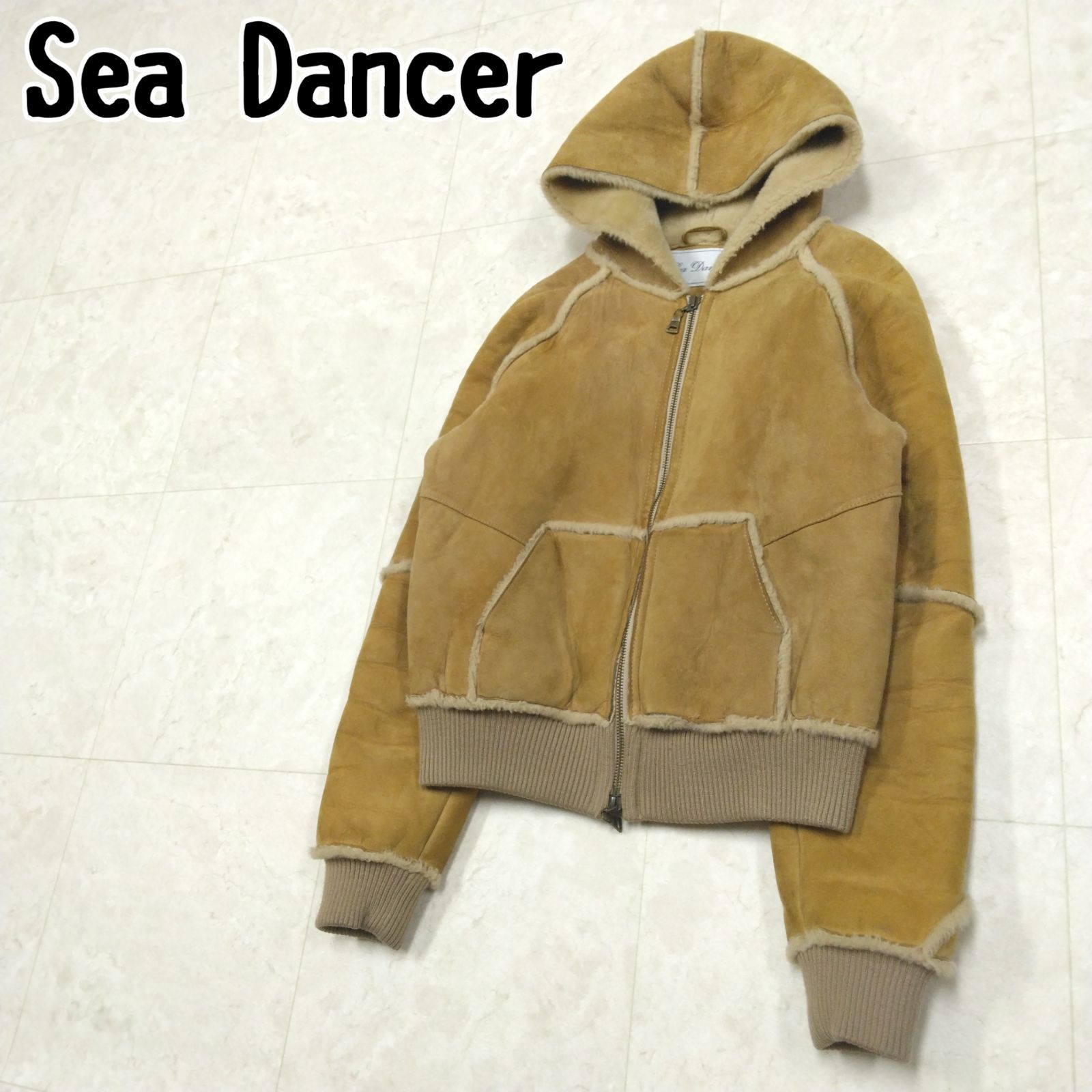 Sea Dancer ムートンパーカー レザージャケット Lサイズ 山羊革 レディース