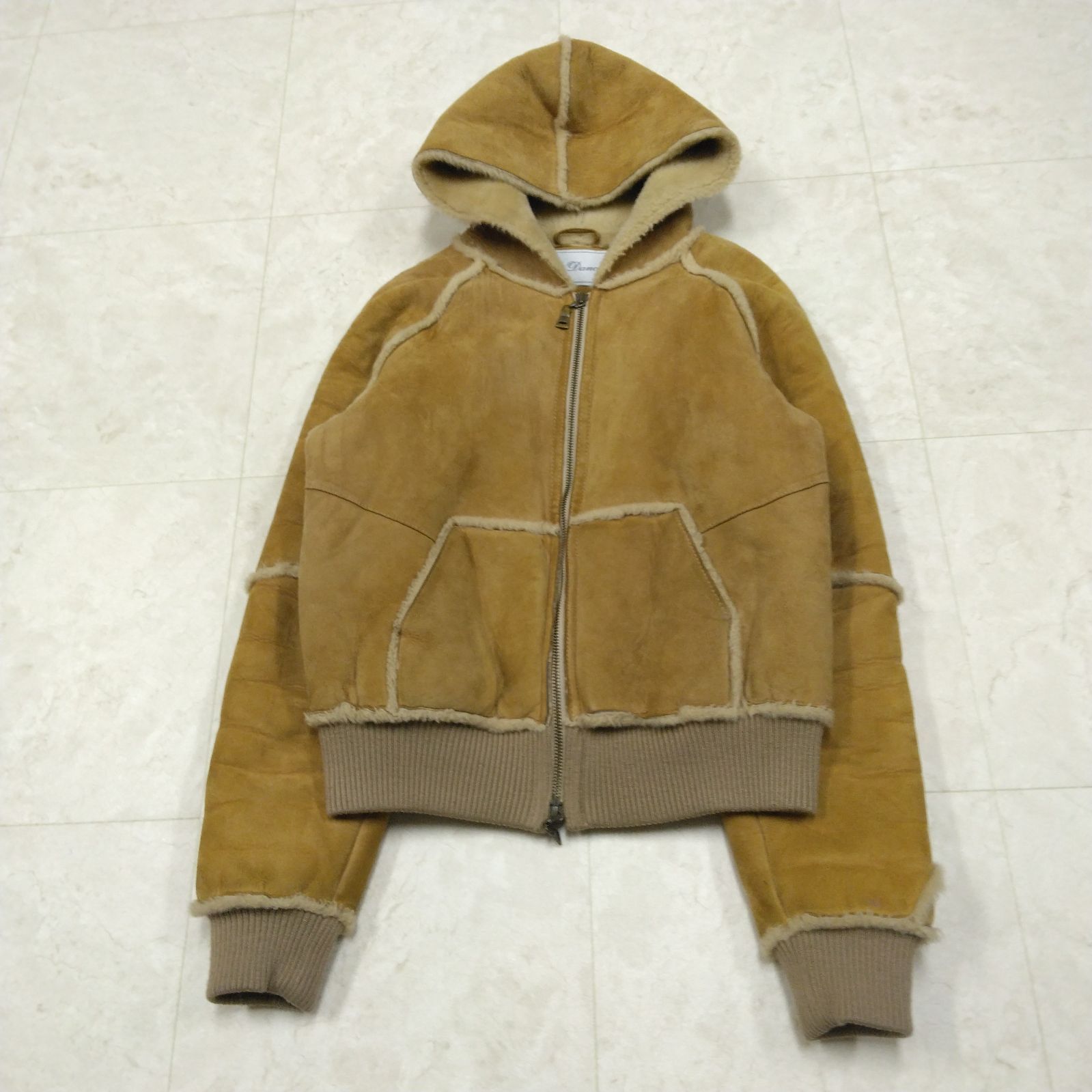 Sea Dancer ムートンパーカー レザージャケット Lサイズ 山羊革 レディース