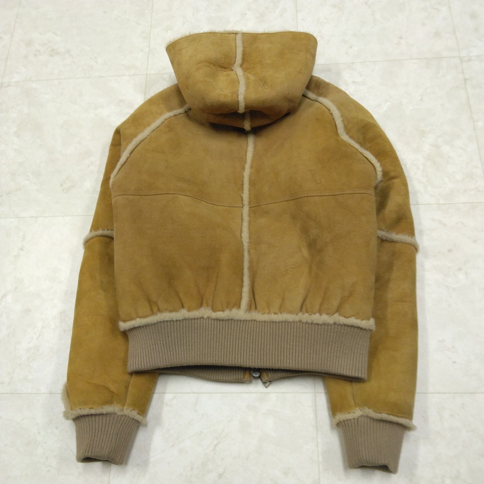 ムートンパーカー レザージャケット