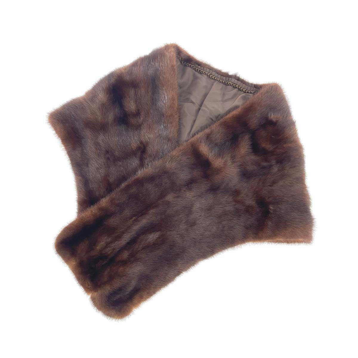 mink fur ミンクファー 大判マフラー/ショール      ダークブラウン レディース / 240001168923 mink fur ミンクファー 大判マフラー/ショール ダークブラウン