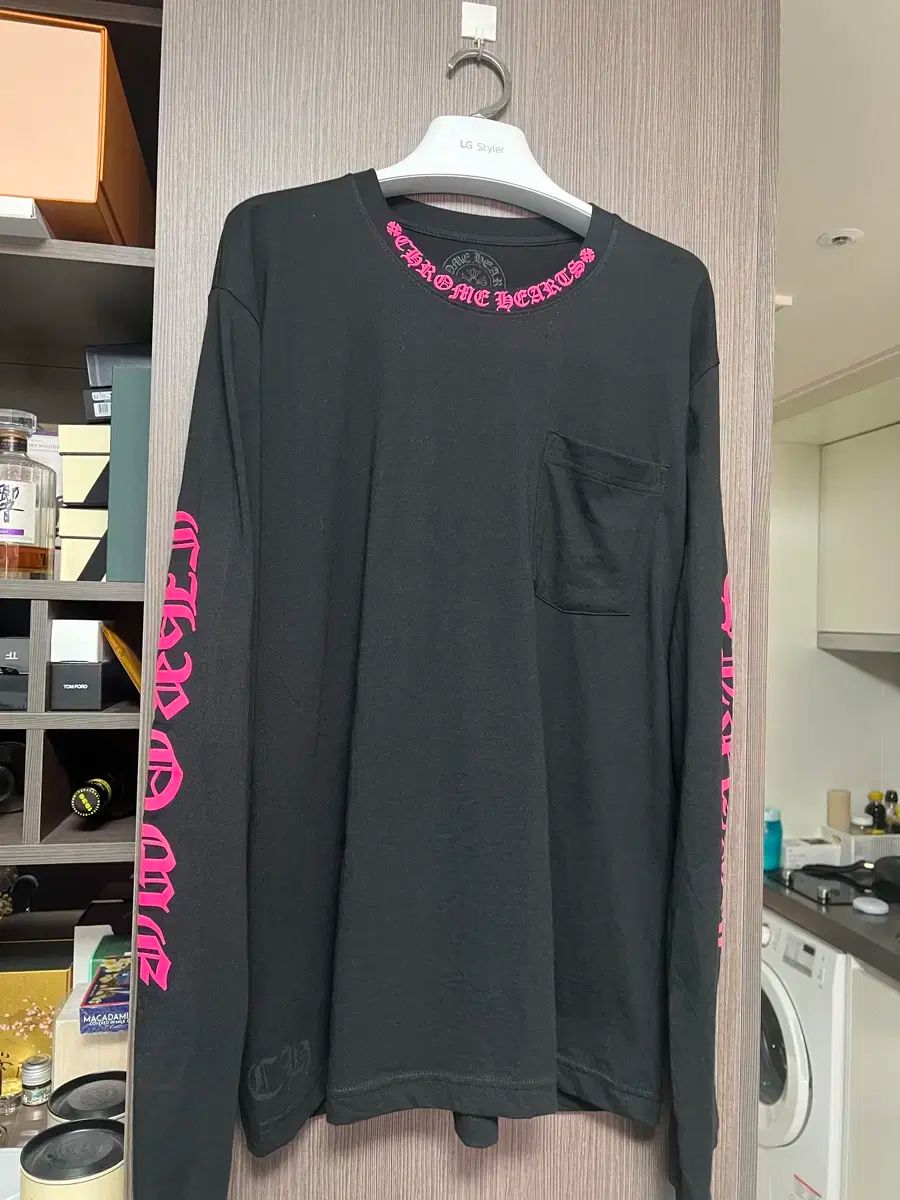 L CHROME HEARTS 1988 ロングスリーブ Tシャツ ブラック