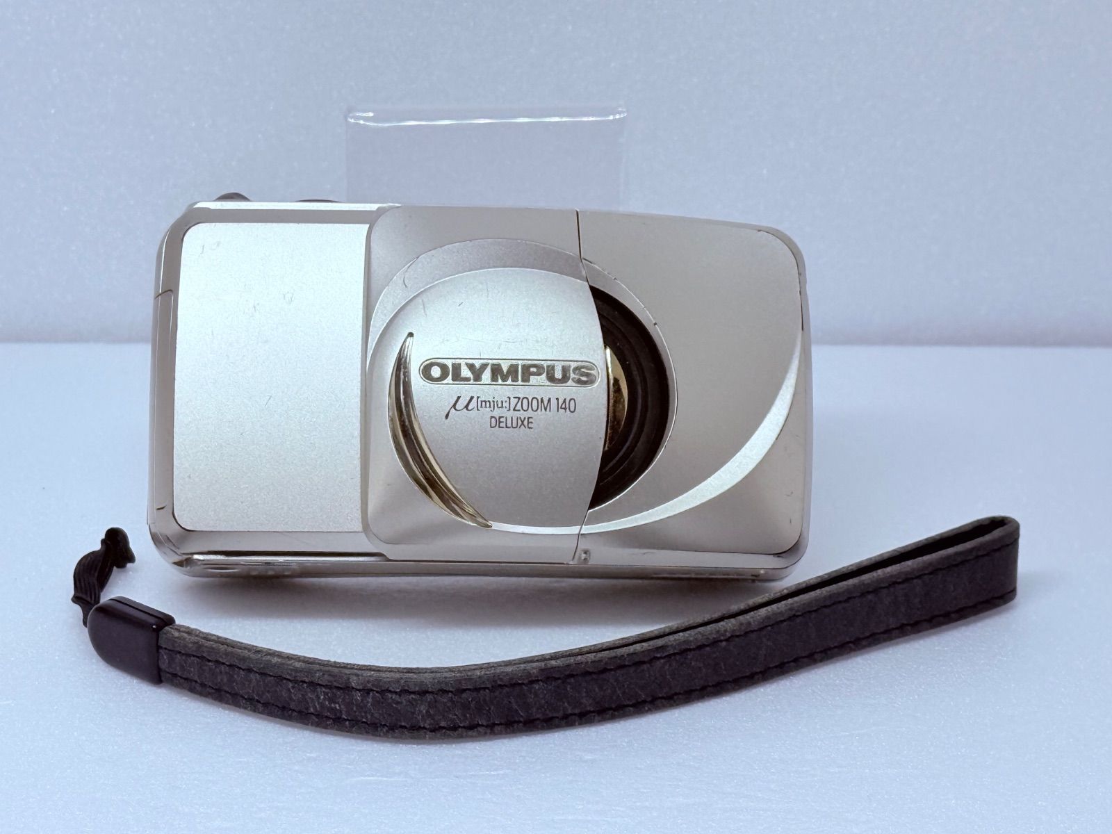 OLYMPUS μ mju ZOOM 140 DELUXE 動作 済 コンパクトフィルムカメラ 平成レトロ 現像までのお楽しみ 人気シリーズ