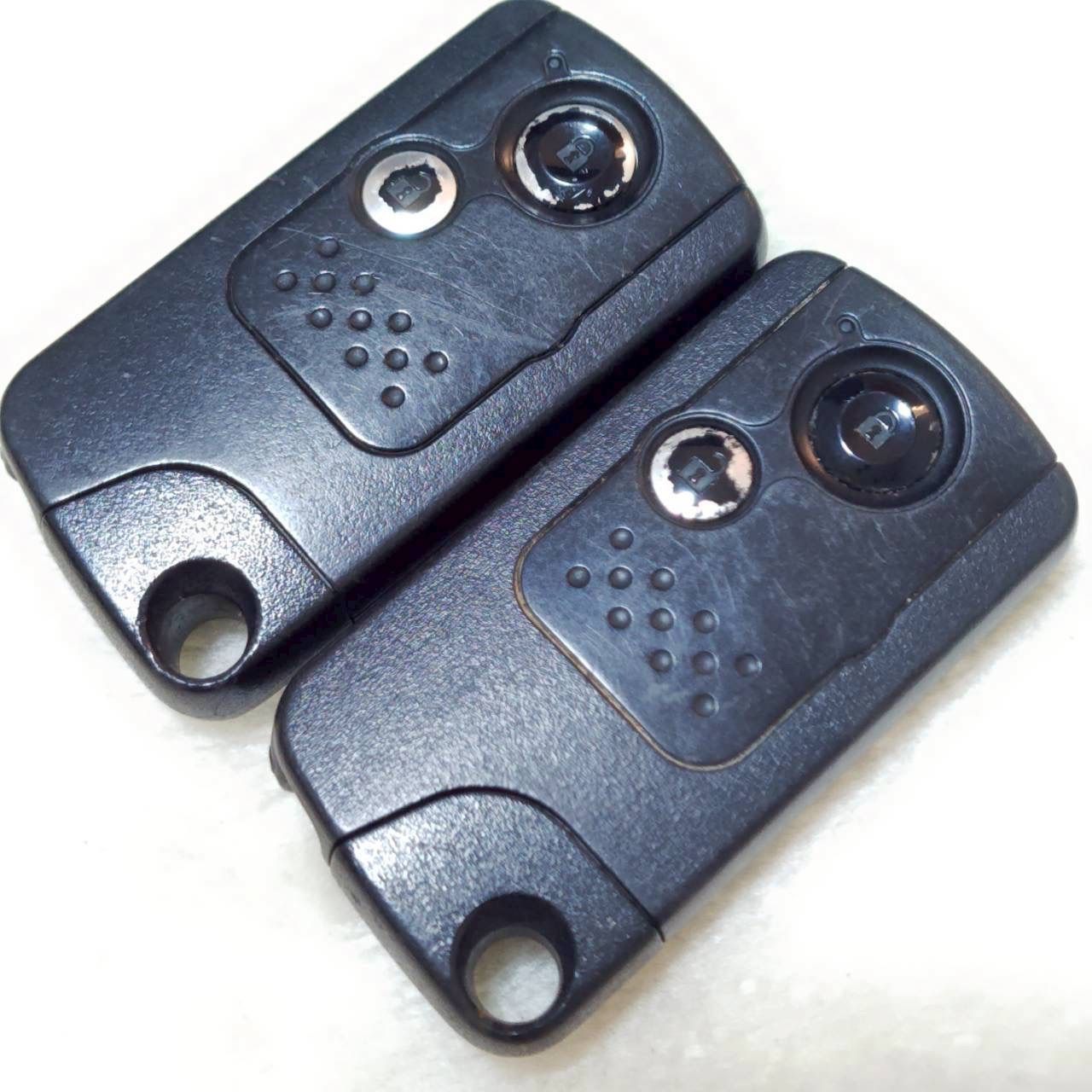 ! ! HONDA ホンダ スマートキー キーレス エントリー システム 純正品 6個 セット 4ボタン 2ボタン 両側スライドドア スペアキー 鍵付き リモコン セキュリティ ドア ロック 施錠 業販 車 ディーラー 社用車 M37255jY BRIGHTFACE_UK