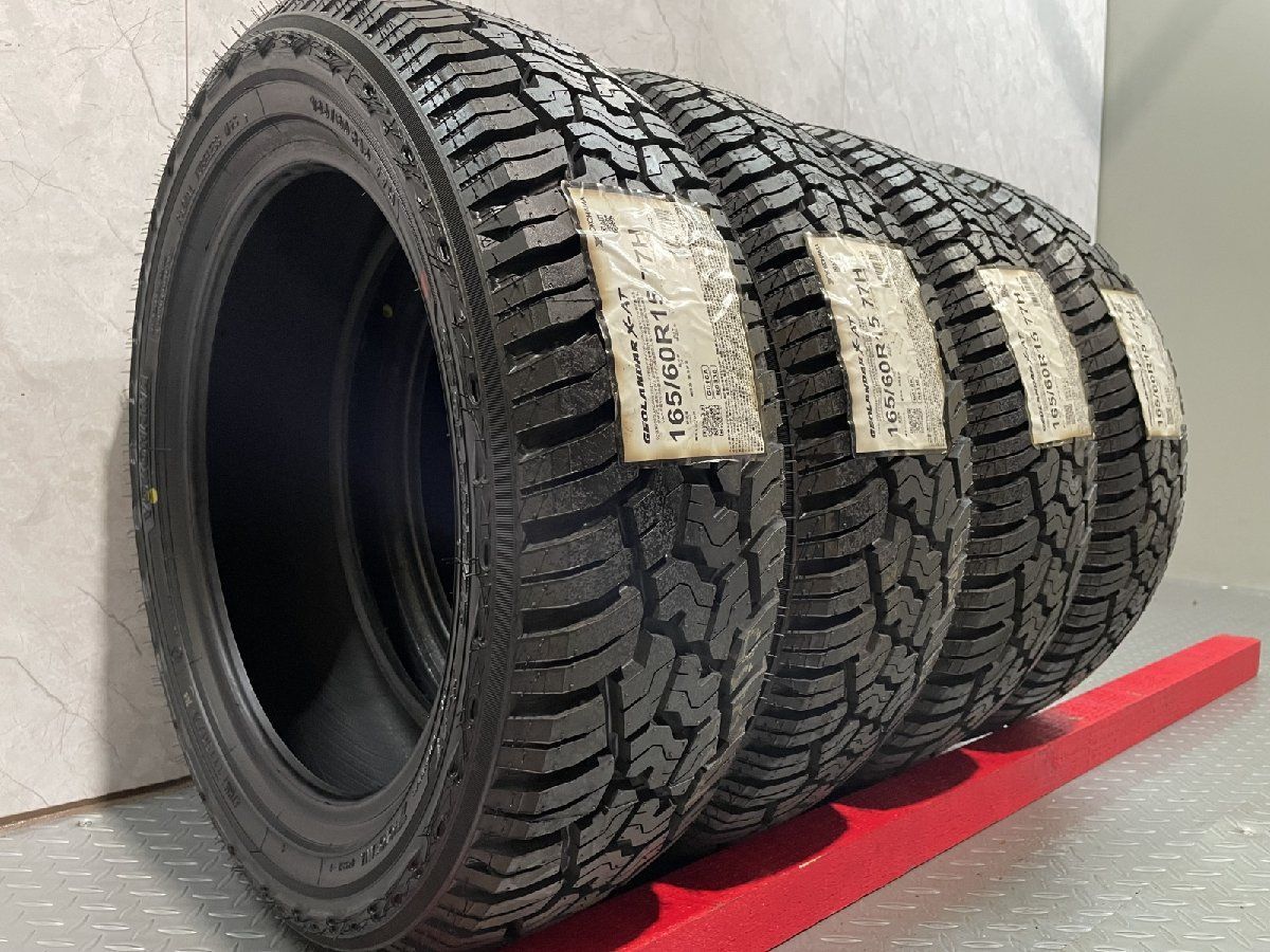 YOKOHAMA GEOLANDAR X-AT 165|60R15 77H 15インチ 夏タイヤ 4本 22年製 ハスラー デリカミニ ソリオ デリカD 2等 MTX311