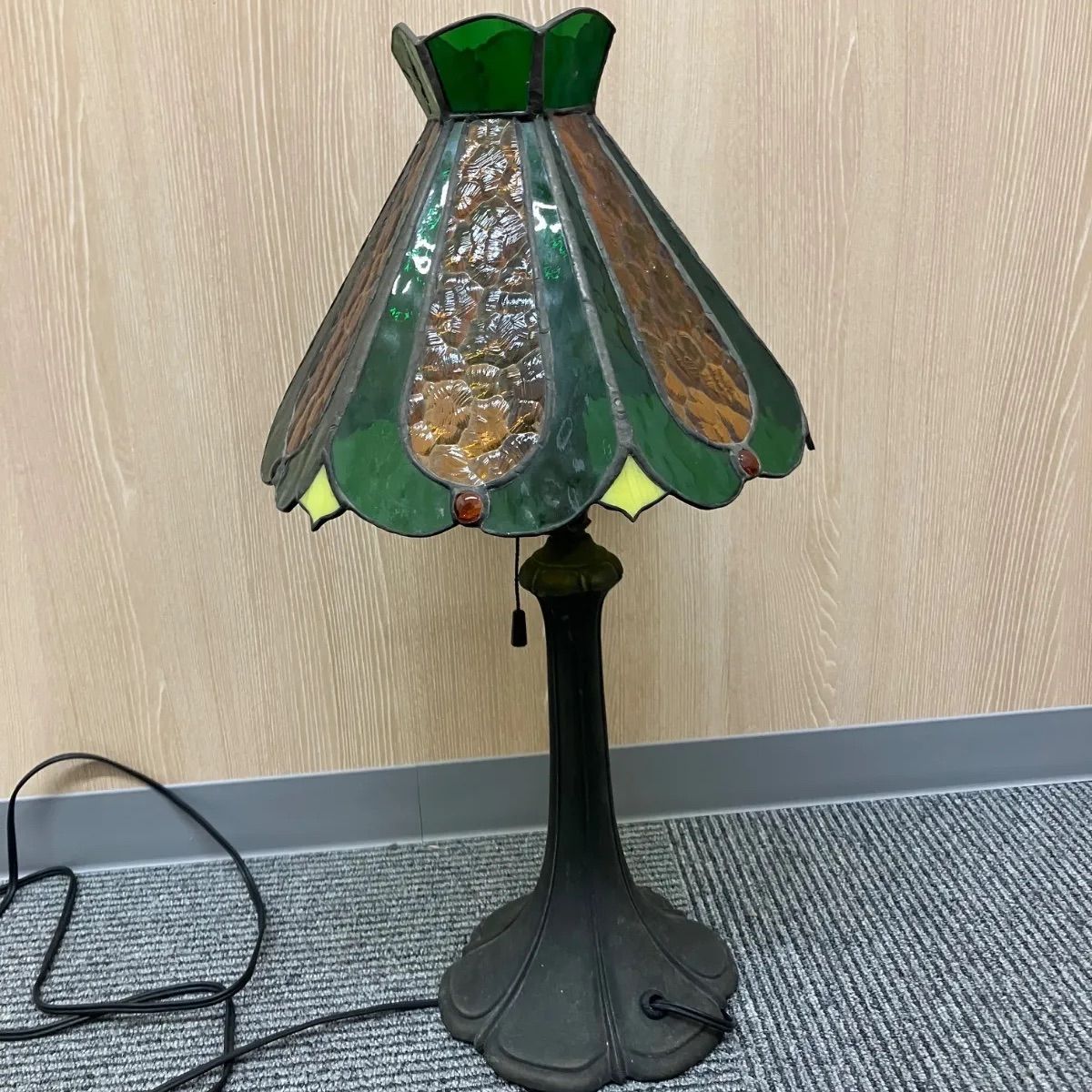 KD-004 ヴィンテージ ステンドグラス ランプ