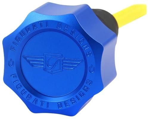 PERFOMANCE MAGNETIC エンジンオイルディップスティック CURVED ブルー 2007〜16年ツーリング トライクモデル