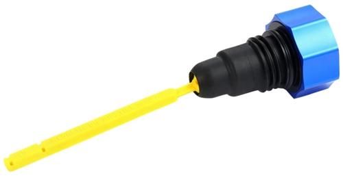 PERFOMANCE MAGNETIC エンジンオイルディップスティック CURVED ブルー 2007〜16年ツーリング トライクモデル