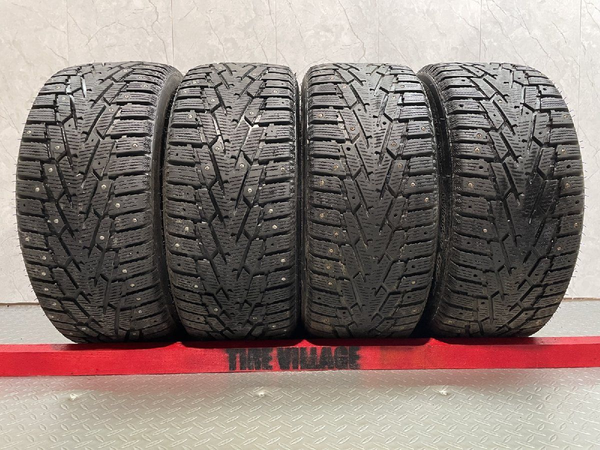 HAIDA winter HD677 225|45R17 17インチ スパイクタイヤ スタッドレス 4本 21年製 バリ溝 マカロニピン audi|A3 VW|ゴルフ等 KTB355