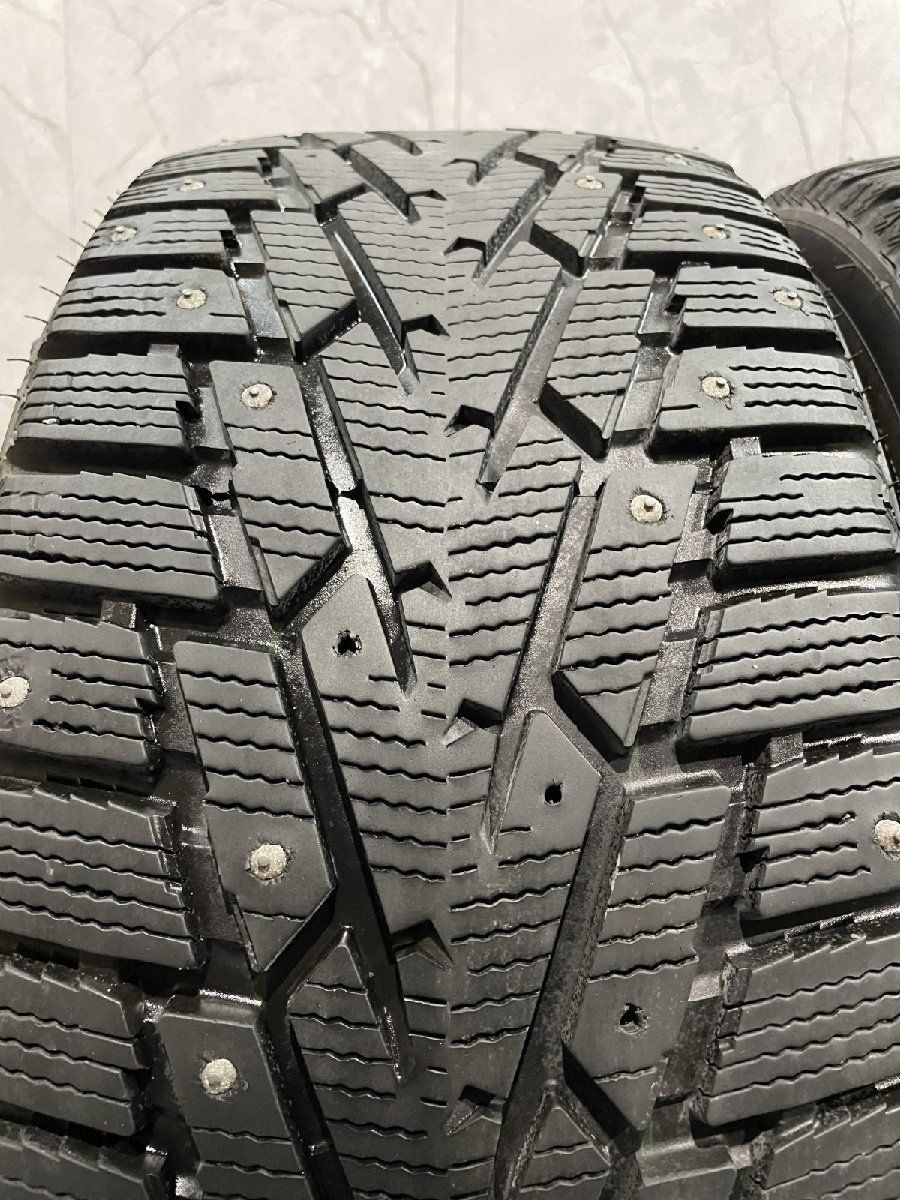 HAIDA winter HD677 225|45R17 17インチ スパイクタイヤ スタッドレス 4本 21年製 バリ溝 マカロニピン audi|A3 VW|ゴルフ等 KTB355