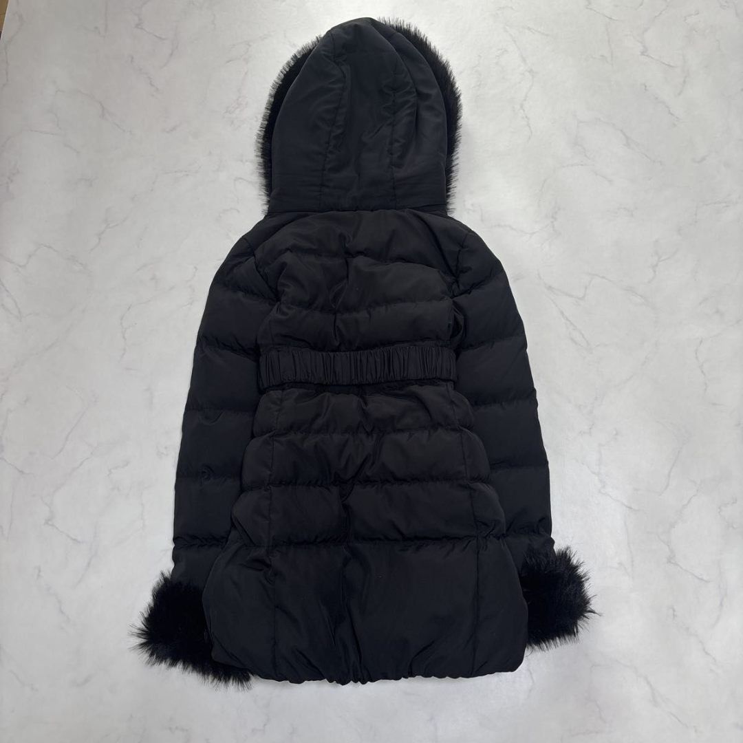 極美品RESEXXY フード付ダウンコート ファー ブラック Sサイズ