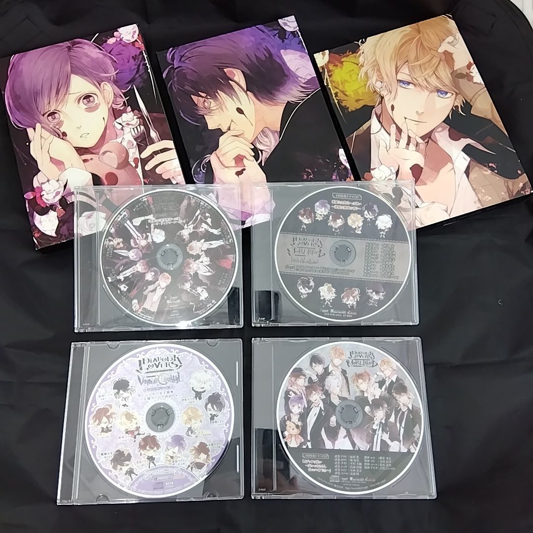 特典付き】 DIABOLIK LOVERS DVD Ⅲ・Ⅴ・Ⅵ (限定版) 特典ドラマCD4枚