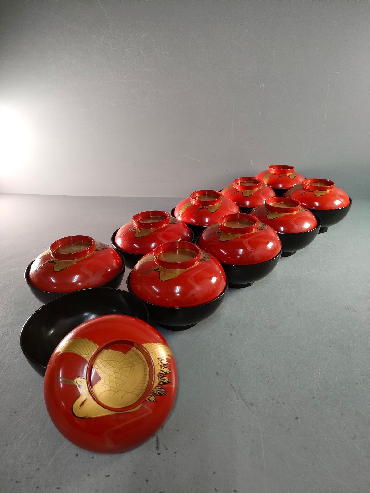 有田焼 蓋付き煮物椀 6客セット 有田焼 蓋付き煮物碗 呉須菊 | うつわ