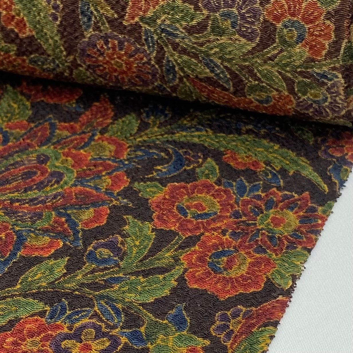 小紋 更紗 浜ちりめん 反物 正絹 T9031 - メルカリ