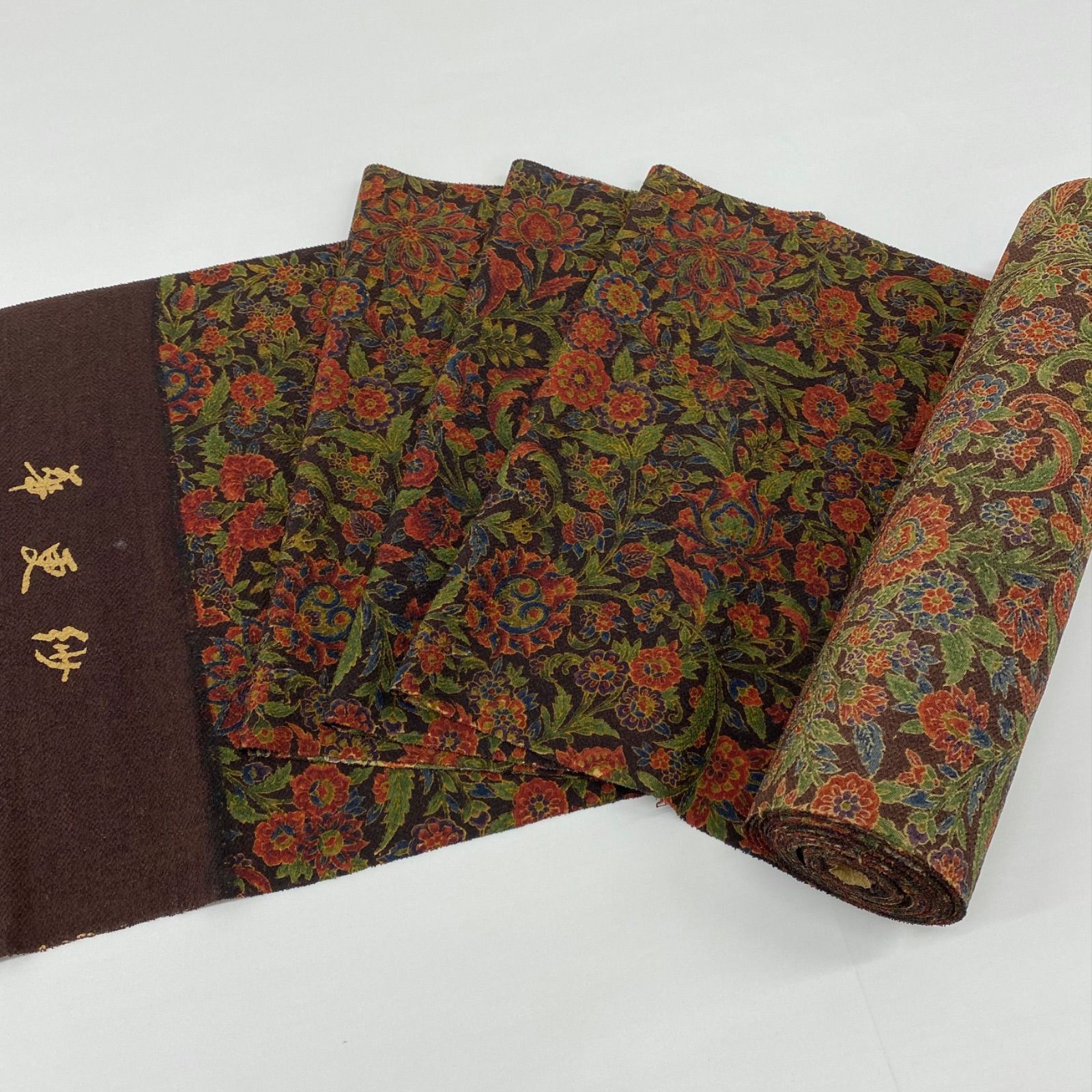 小紋 更紗 浜ちりめん 反物 正絹 T9031 - メルカリ