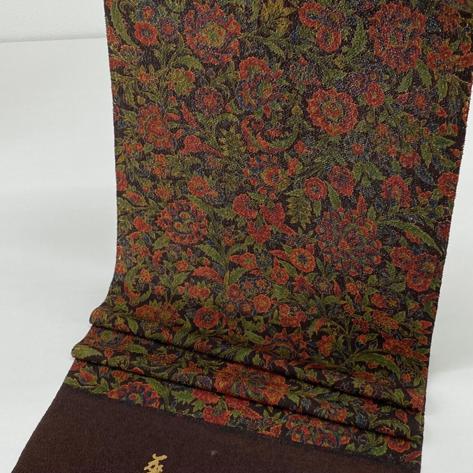 小紋 更紗 浜ちりめん 反物 正絹 T9031 - メルカリ