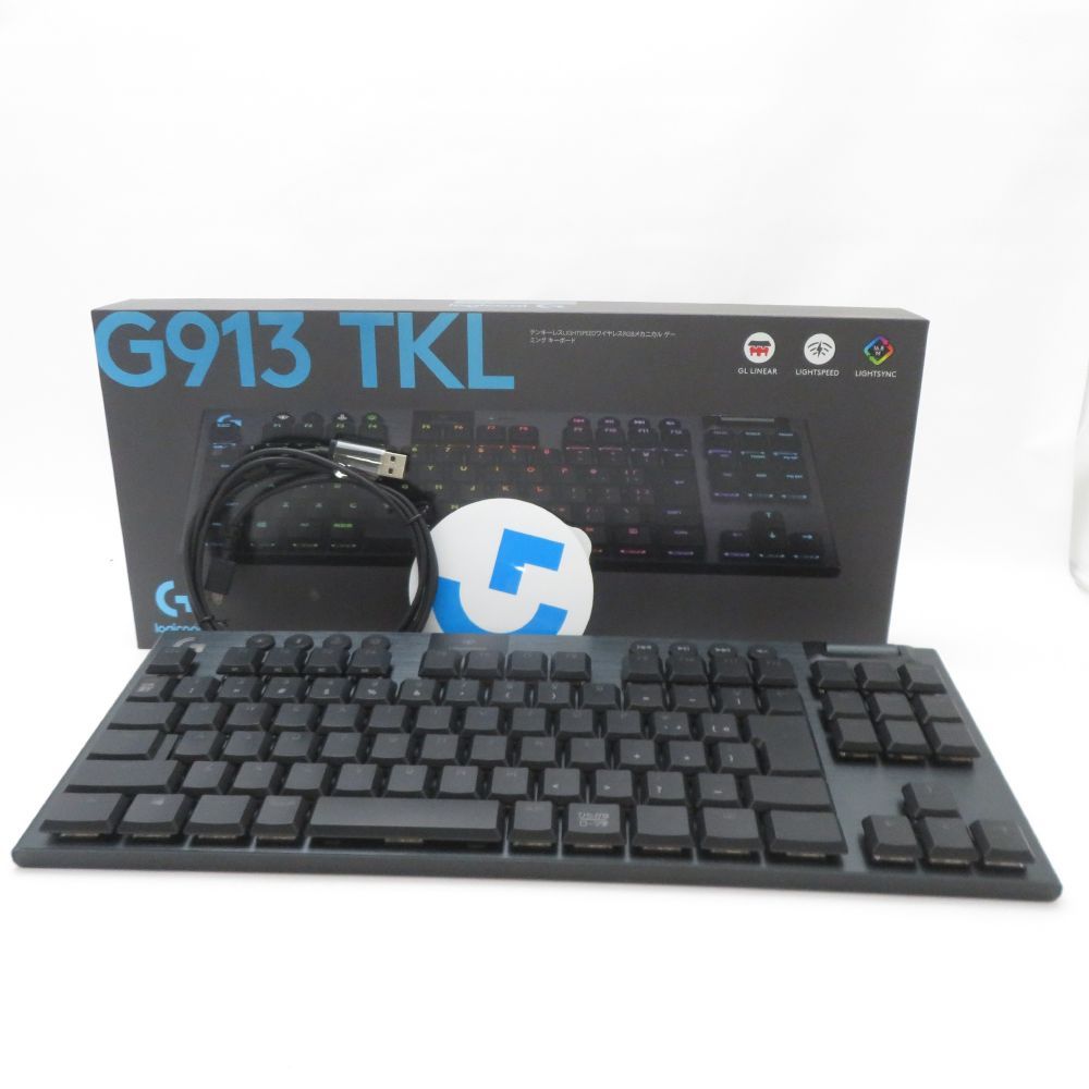 Logicool ロジクール G913 TKL LNBK ゲーミングキーボード ワイヤレス eスポーツワイヤレス eスポーツ 兼用 HN204