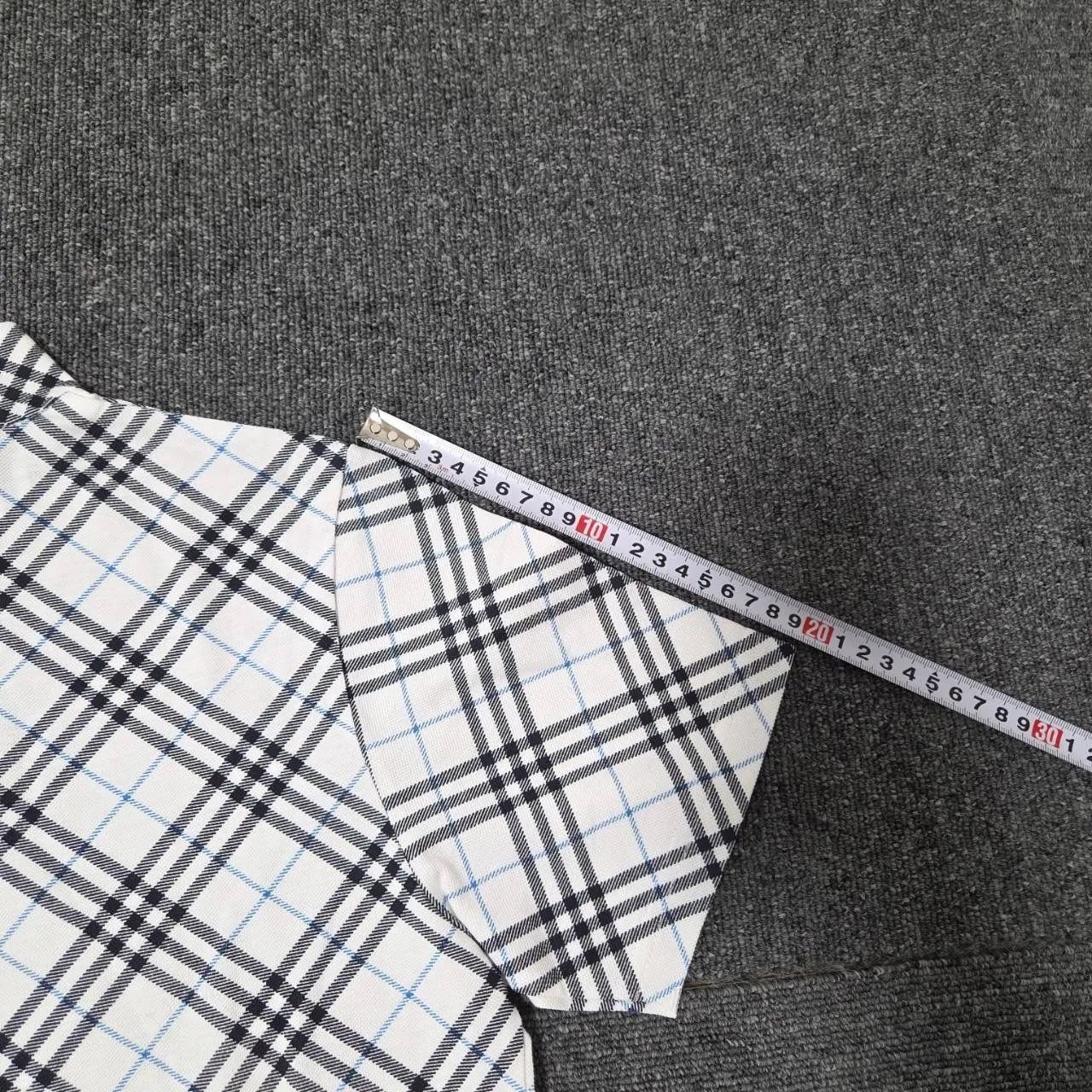 【美品】バーバリー　ゴルフ　ポロシャツ　ノバチェック　綿　100% L 新品タグ付】BURBERRY GOLF バーバリーゴルフ 半袖ポロシャツ ノバ