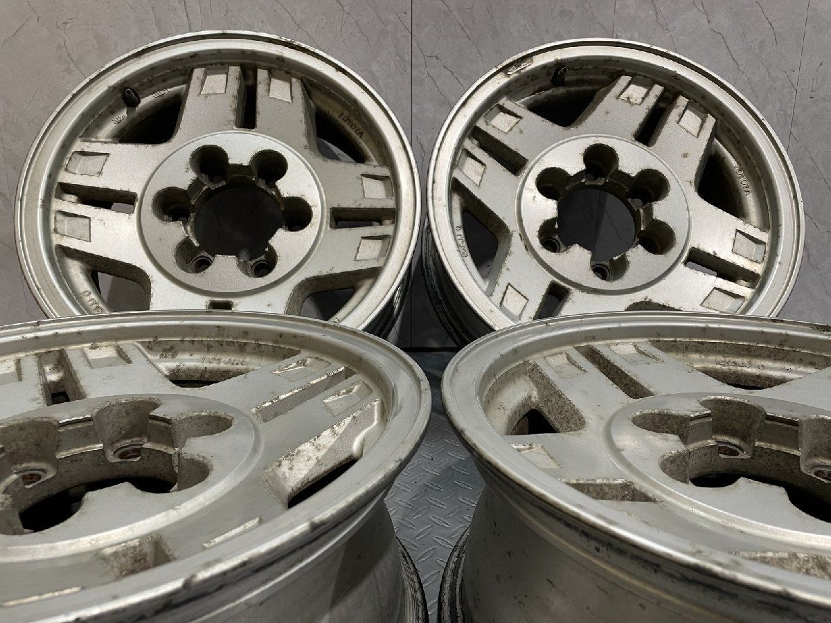 TOYOTA トヨタ ランクル ナロー 純正ホイール 16インチ 4本 6J6HPCD139.7±0 MHX012